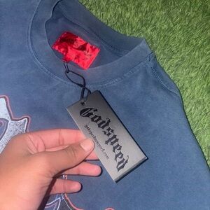 Godspeed Boys' Navy Graphic Short-Sleeve Tee